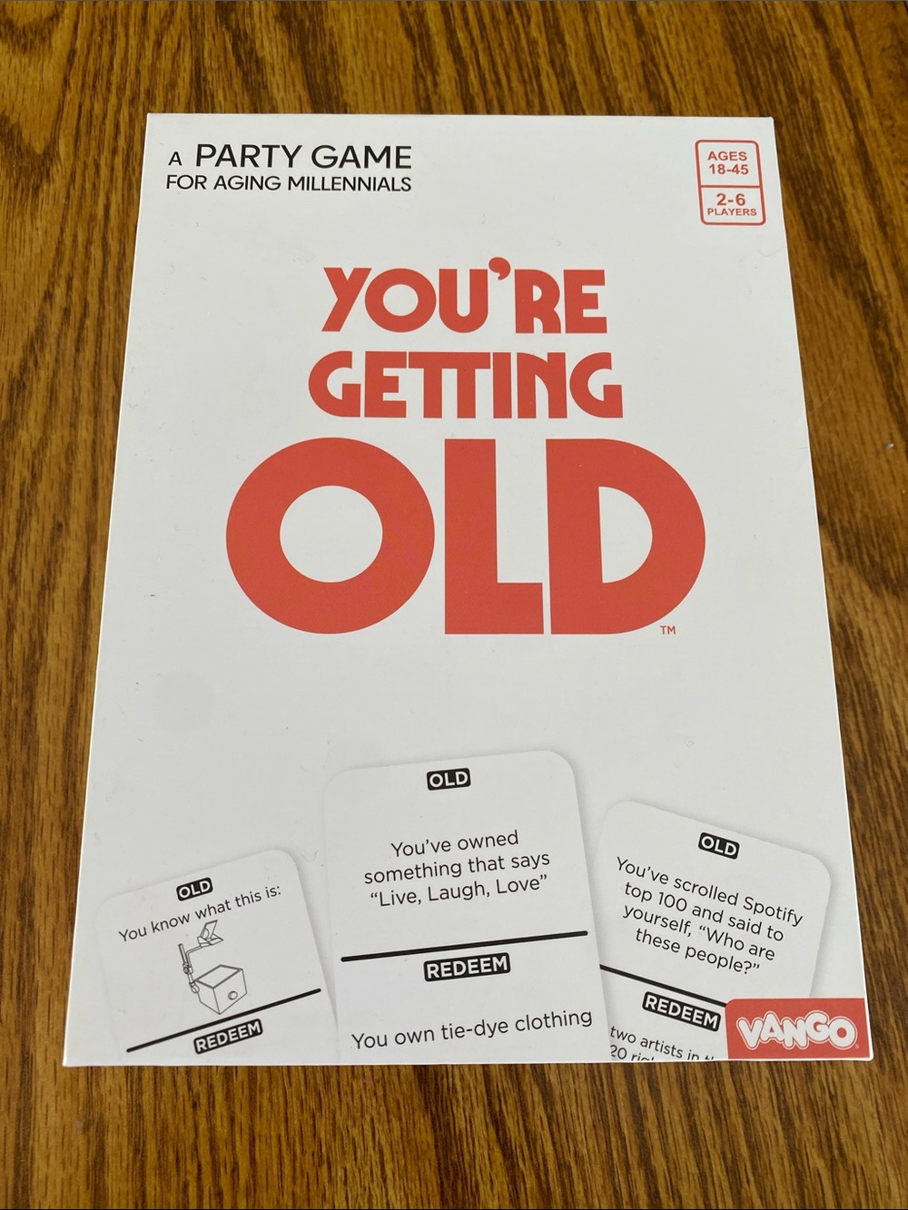 You're Getting Old Card Game